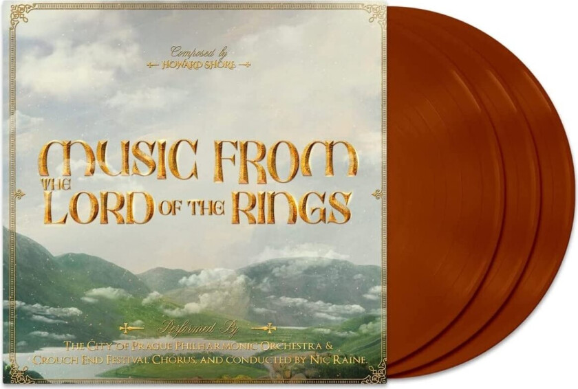 City Of Prague Philharmonic Orchestra, Howard Shore, Filmmusikk Music From The Lord Of The Rings Trilogy LP/Vinyl