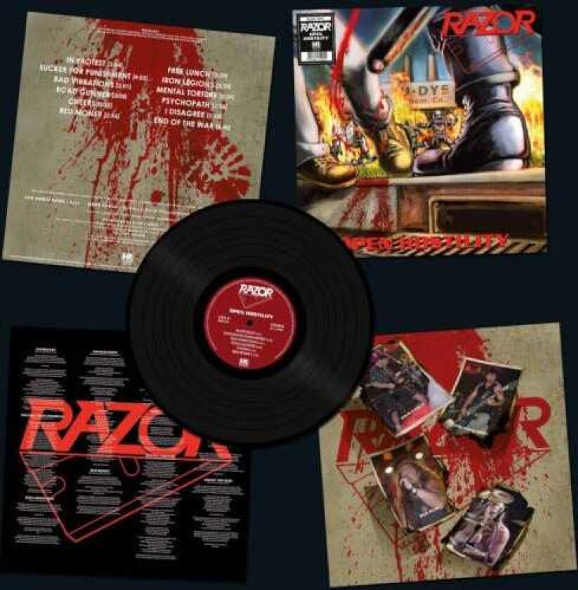 Razor Open Hostility LP/Vinyl