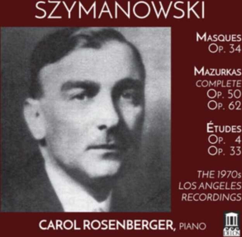 Szymanowski: Masques/Mazurkas/Études CD