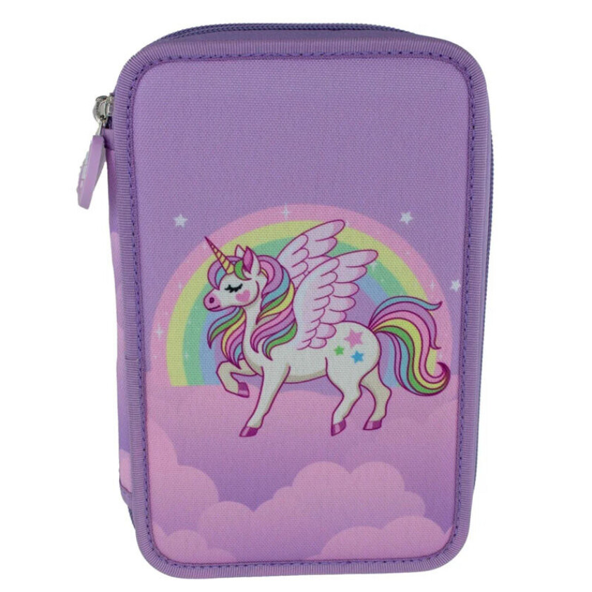 Cool School Dobbelt Pennal M/ Innhold - Pegasus