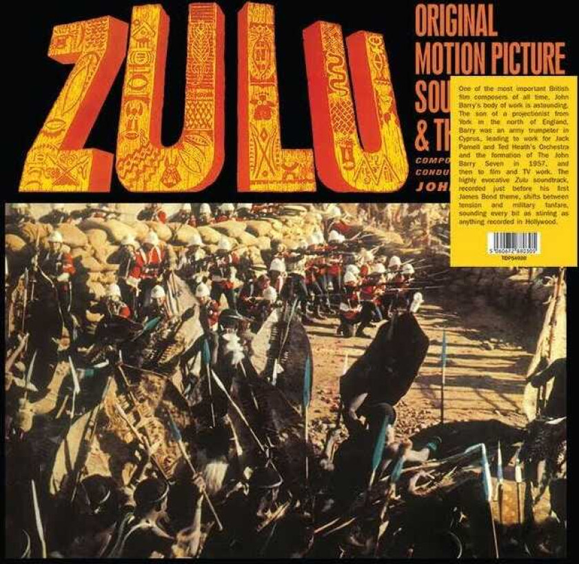 John Barry, Filmmusikk Zulu LP/Vinyl