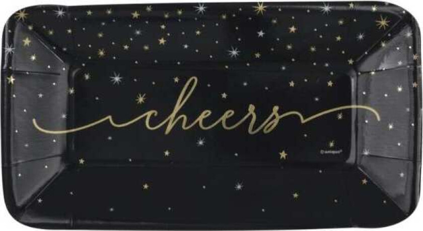 Papptallerken Cheers, pk/8