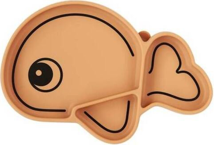 Done By Deer Silikon Stick & Stay Plate Wally, Mustard