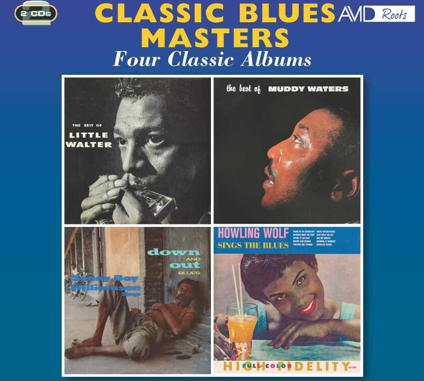 Diverse Artister, Diverse Blues Classic Blues Masters Four Classic Albums CD