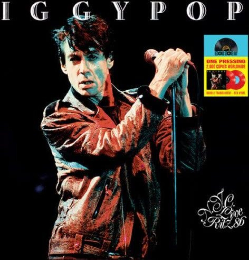 Iggy Pop Live At The Ritz, NYC 1986 LP/Vinyl