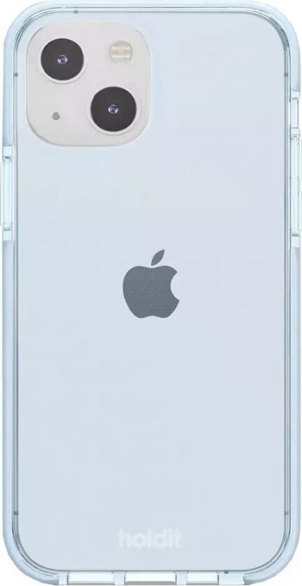 Holdit iPhone 14 / 13 Seethru Deksel - Mineral Blue