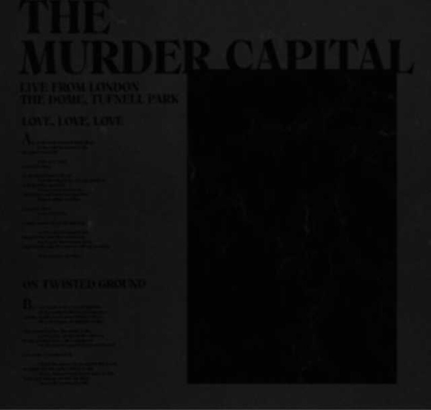 The Murder Capital Live From London LP/Vinyl