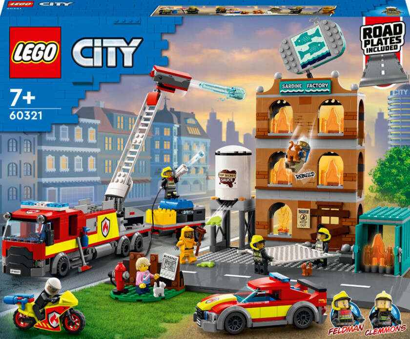 Lego City - Brann- Og Utrykningssett 60321