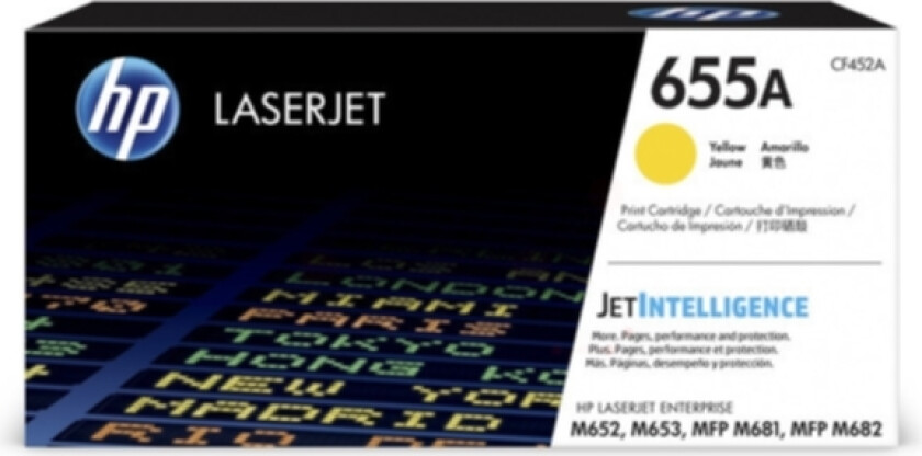 Hp Toner Gul 655a - Cf452a