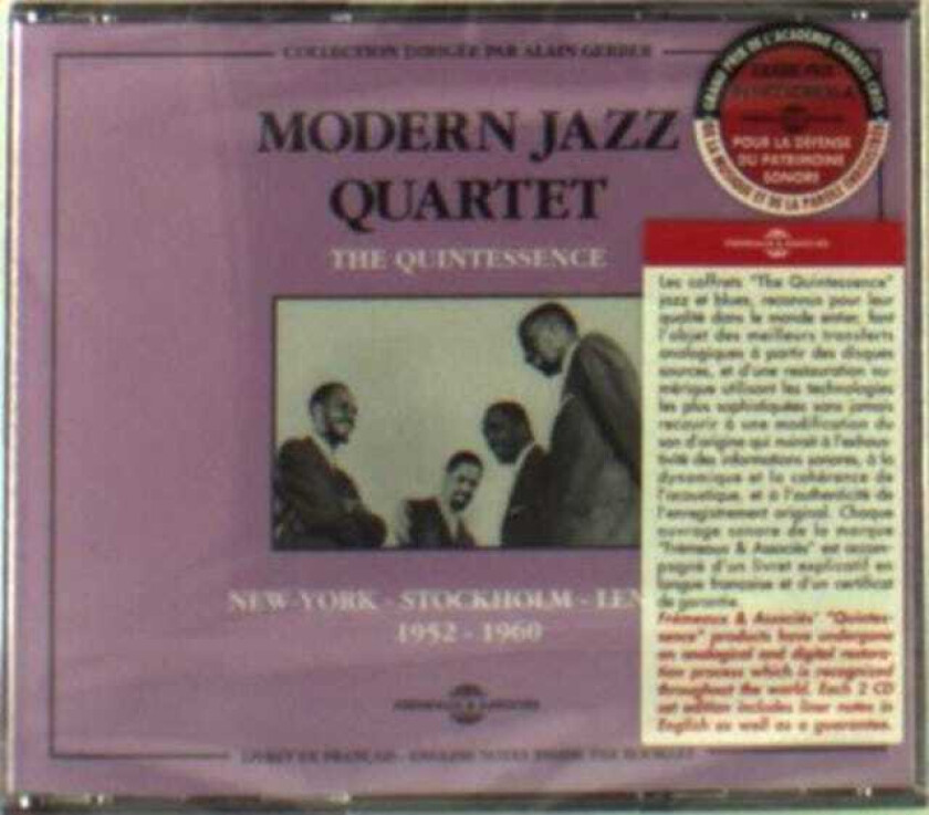 The Modern Jazz Quartet The Quintessence CD