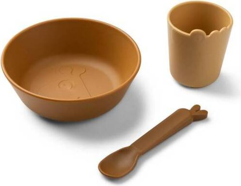 Done By Deer Kiddish First Meal Set, Mustard