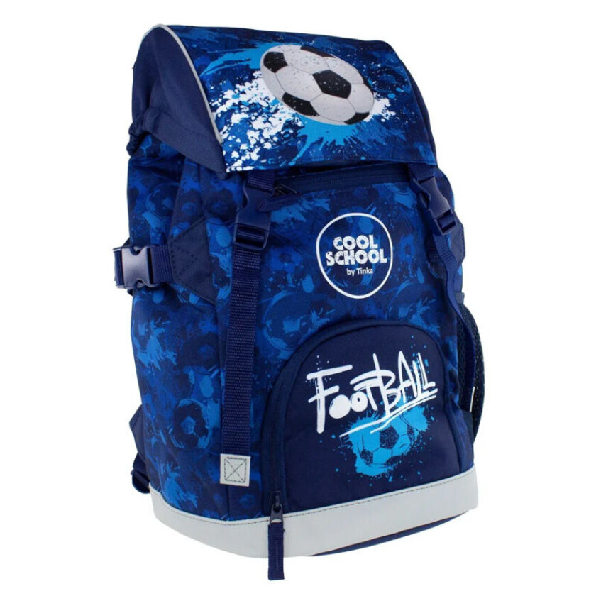Cool School Skolesekk 22l - Fotball (Blå)
