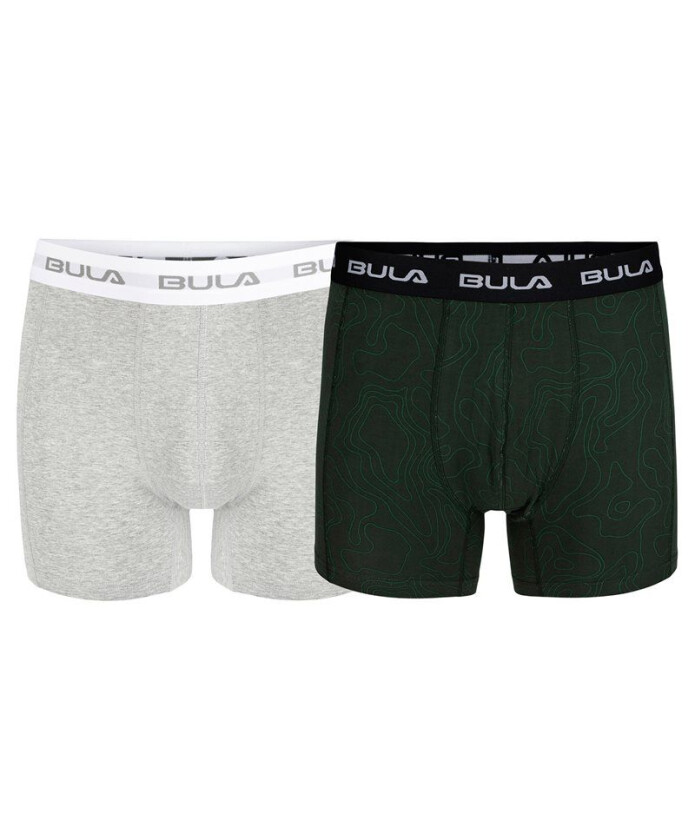 Bula 2pk Boxer Grå L