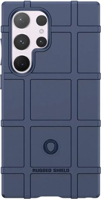 Samsung Galaxy S24 Ultra Rugged Shield Håndverker Deksel - Blå