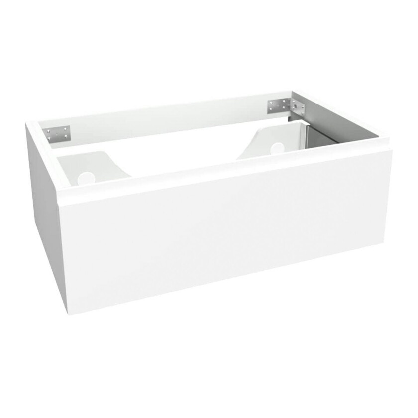 VikingBad Mie Demi Servantskap Fingergrep - Hvit Høyglans