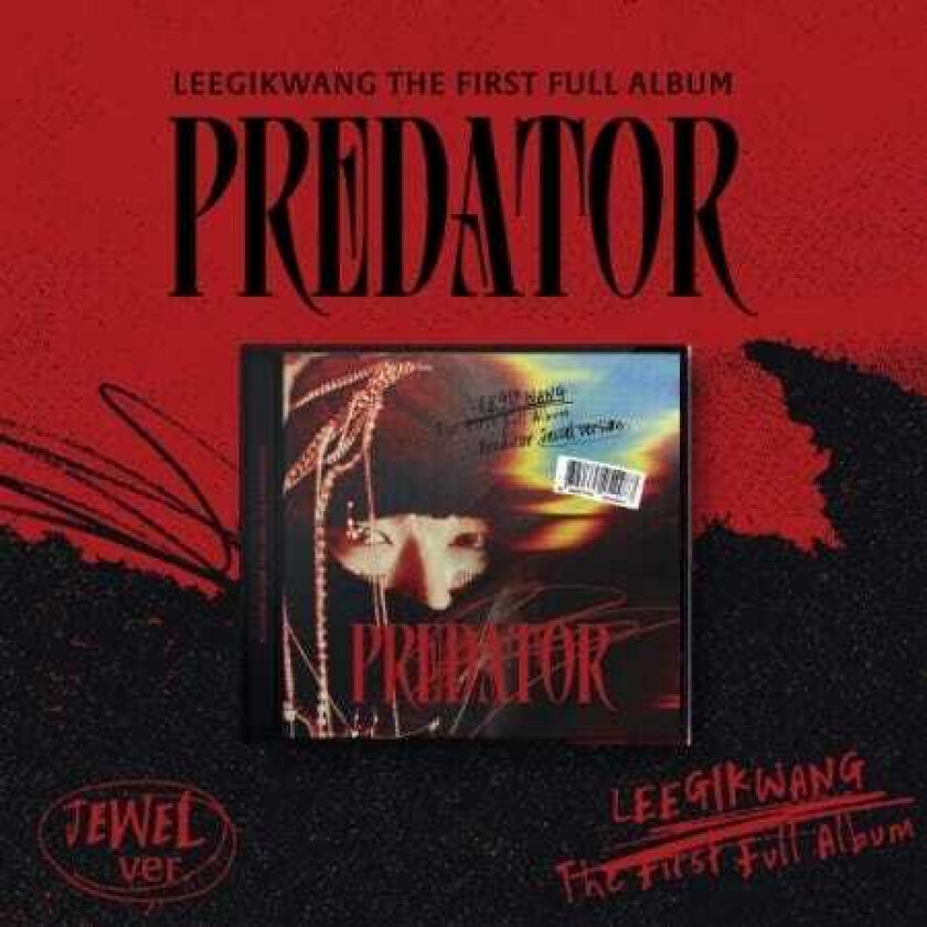 Lee Gi Kwang  Predator  Jewel Case  Incl. 24pg Booklet + Photocard  CD