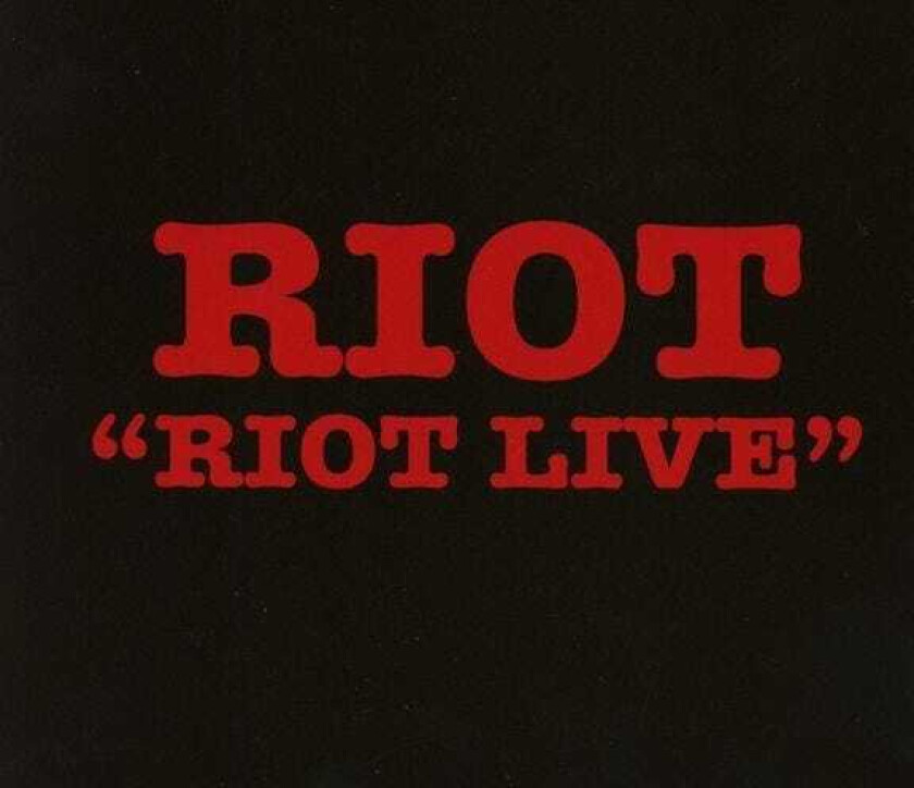 Riot Riot Live CD