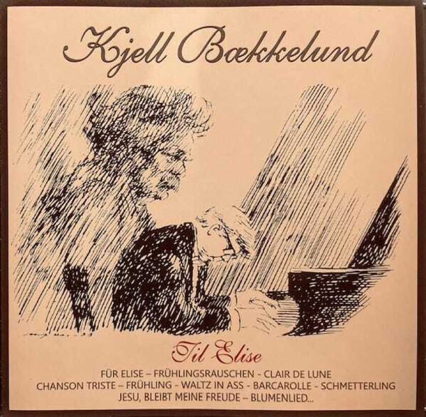 Kjell Bækkelund Til Elise CD