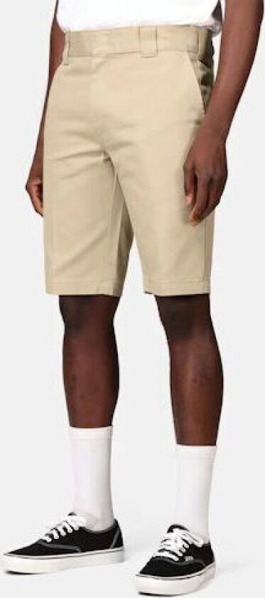Shorts- Khaki Slim Fit Beige Male W31
