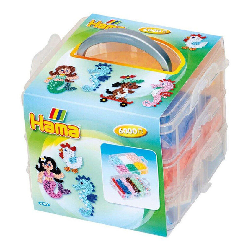 Midi Liten Oppbevaringsboks - 6000 Perler