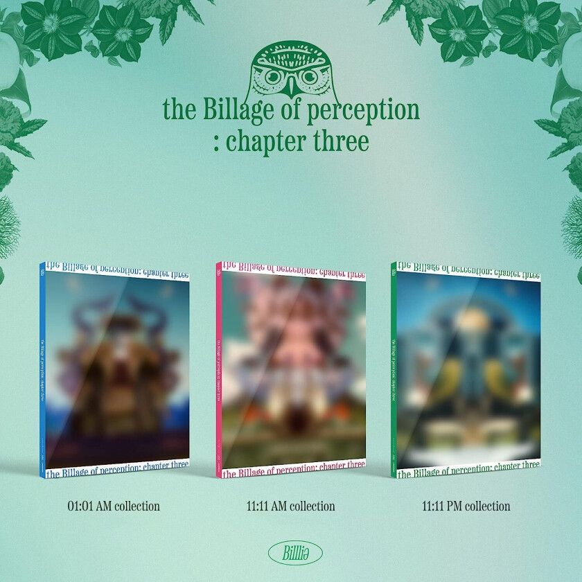 Billie  The Billage Of Perception : Chapter Three  Incl. Photobook, Lyric Poster, Drawing Paper, 2 Photocar  CD