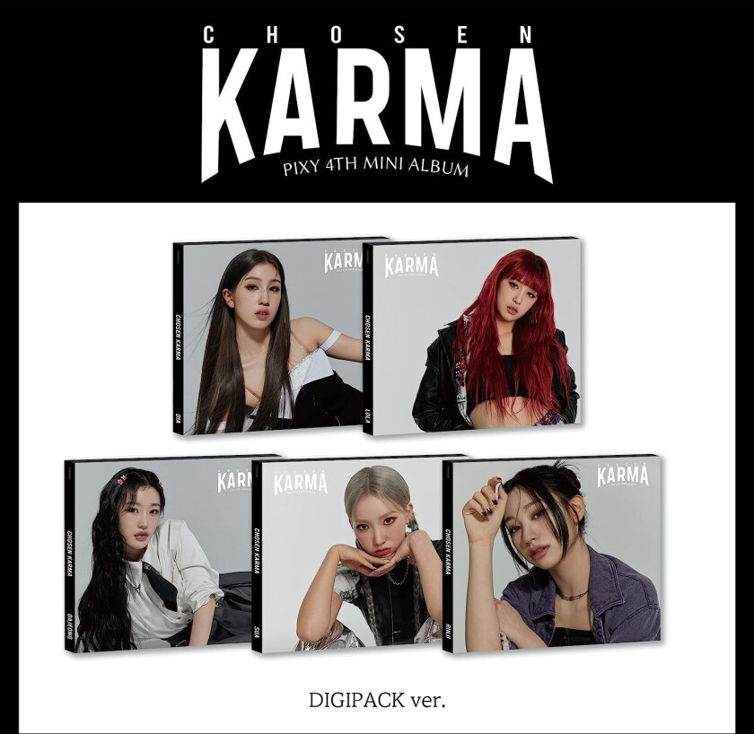 Pixy Chosen Karma Random Cover Incl. 24pg Booklet, 2 Photocards + Poster CD