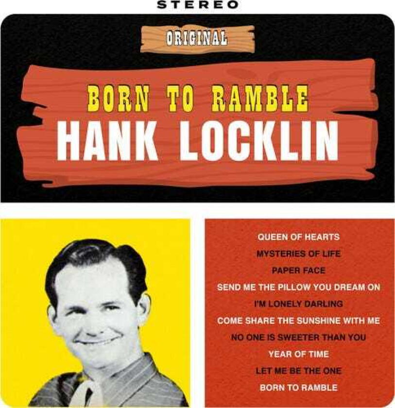 Hank Locklin Born To Ramble CD