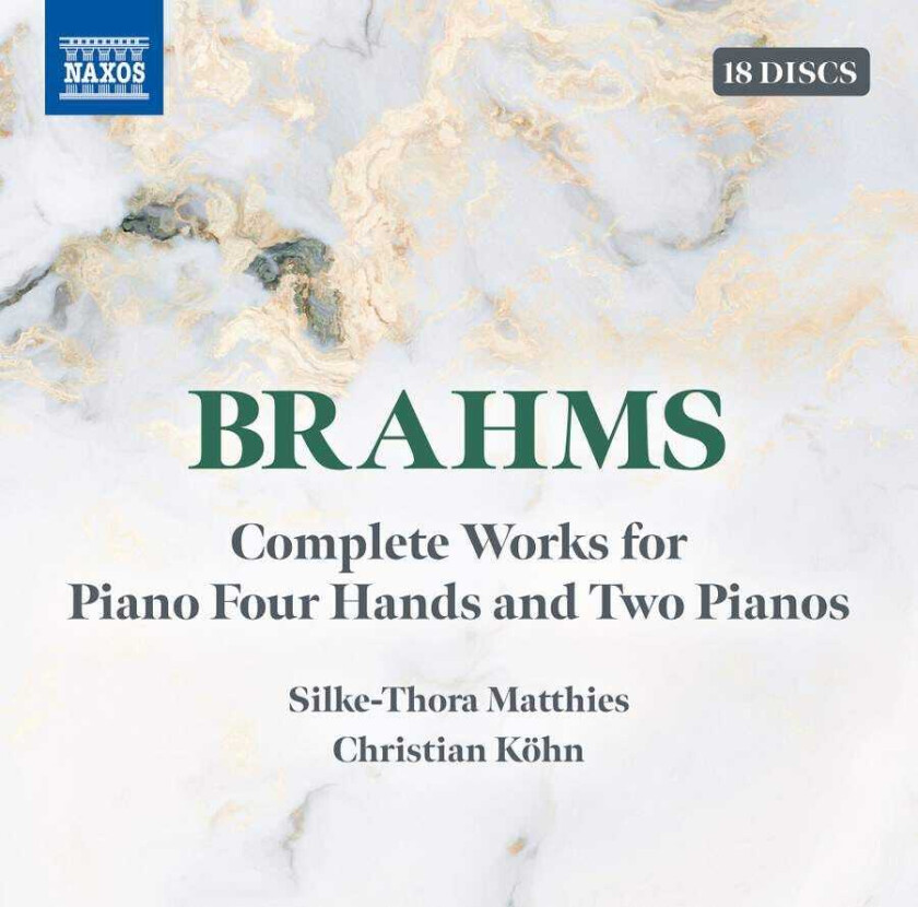 Bilde av SilkeThora Matthies, Christian Kohn Brahms: Complete Works For Piano FourHands & Two Pianos CD