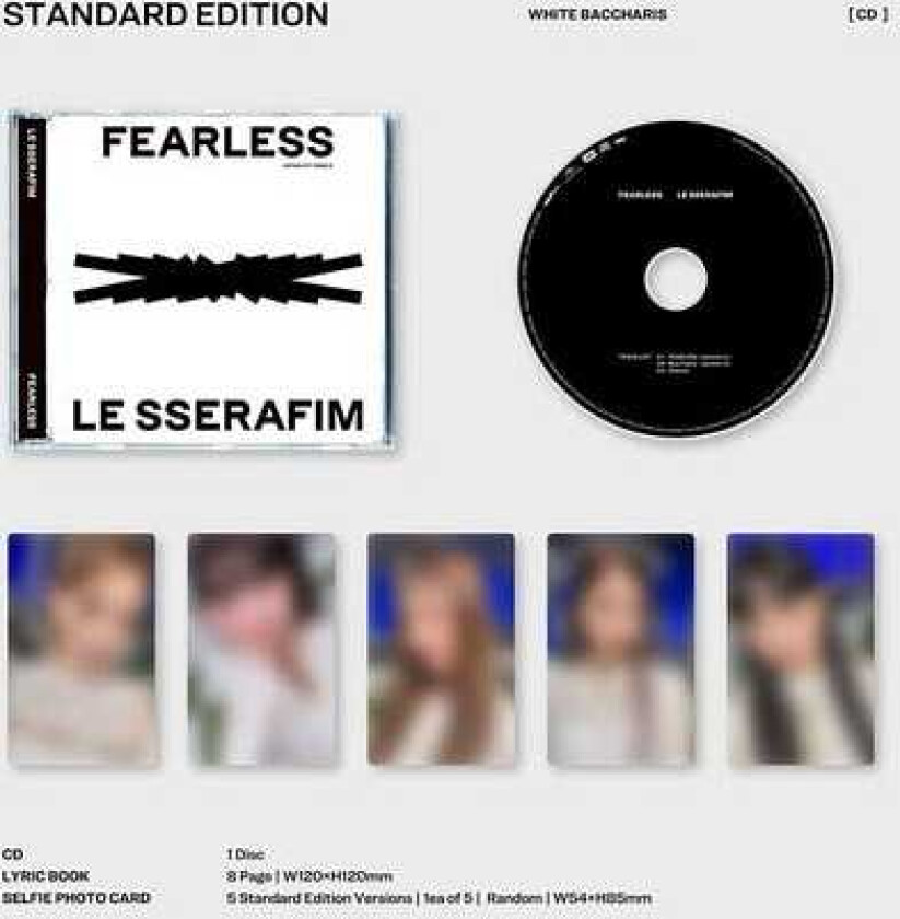 Le Sserafim  Fearless (Standard Edition)   CD