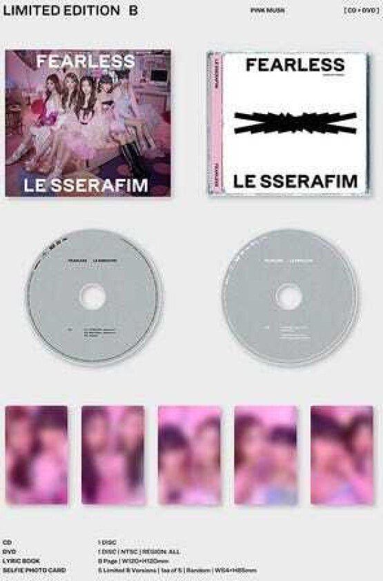 Le Sserafim  Fearless (Limited Edition B)  CD