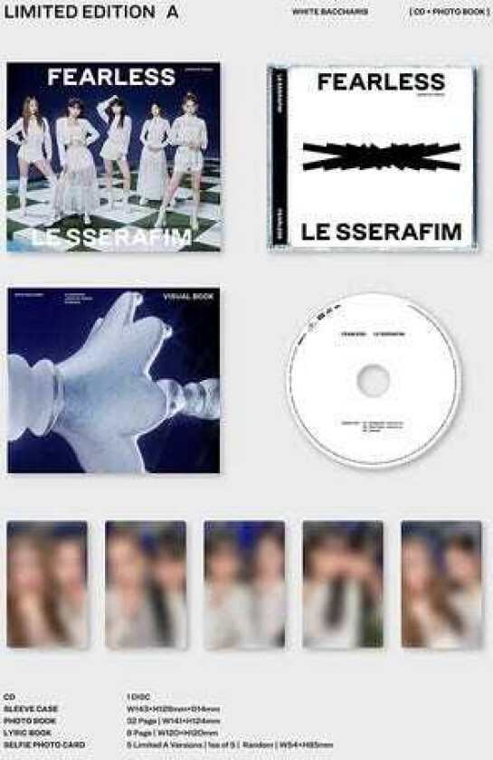 Le Sserafim  Fearless (Limited Edition A  CD + Photobook)  CD