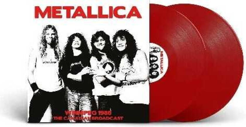 Metallica Winnipeg 1986 LP/Vinyl