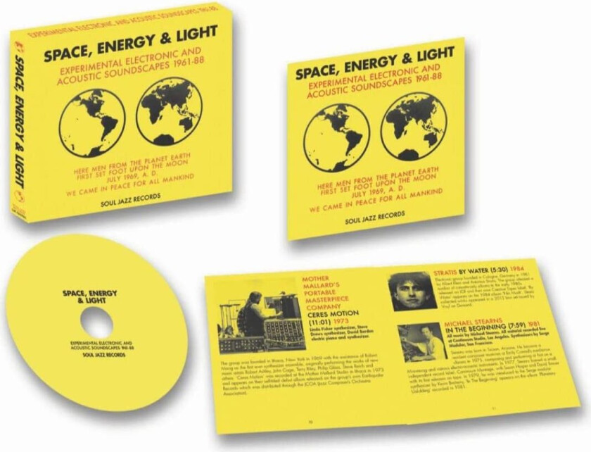 Diverse Electronica Soul Jazz Records Presents Space, Energy & Light: Experimental Electronic And Acoustic Soundscapes 1 CD