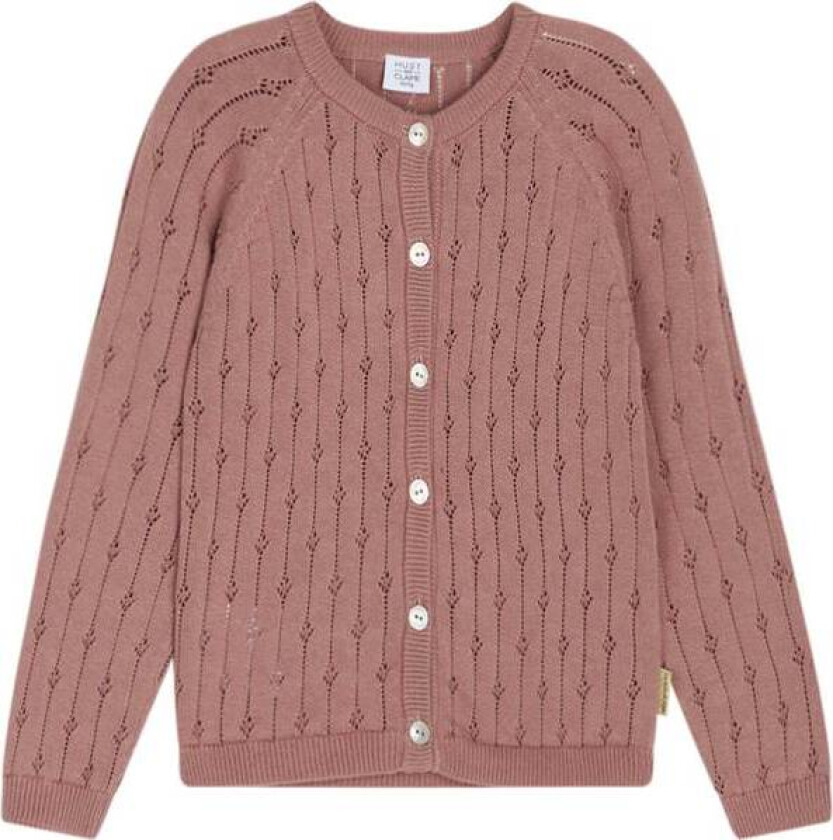 Bilde av Hust & Claire Cleo Cardigan Til Baby Og Barn, Ash Rose