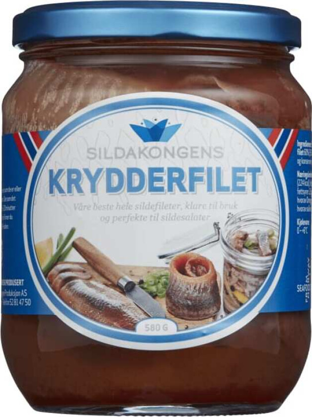 Sildakongen Kryddersildfilet 600g