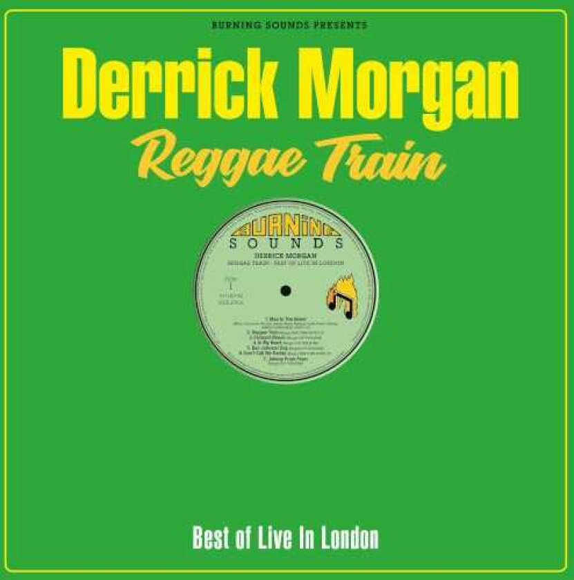 Derrick Morgan Reggae Train LP/Vinyl
