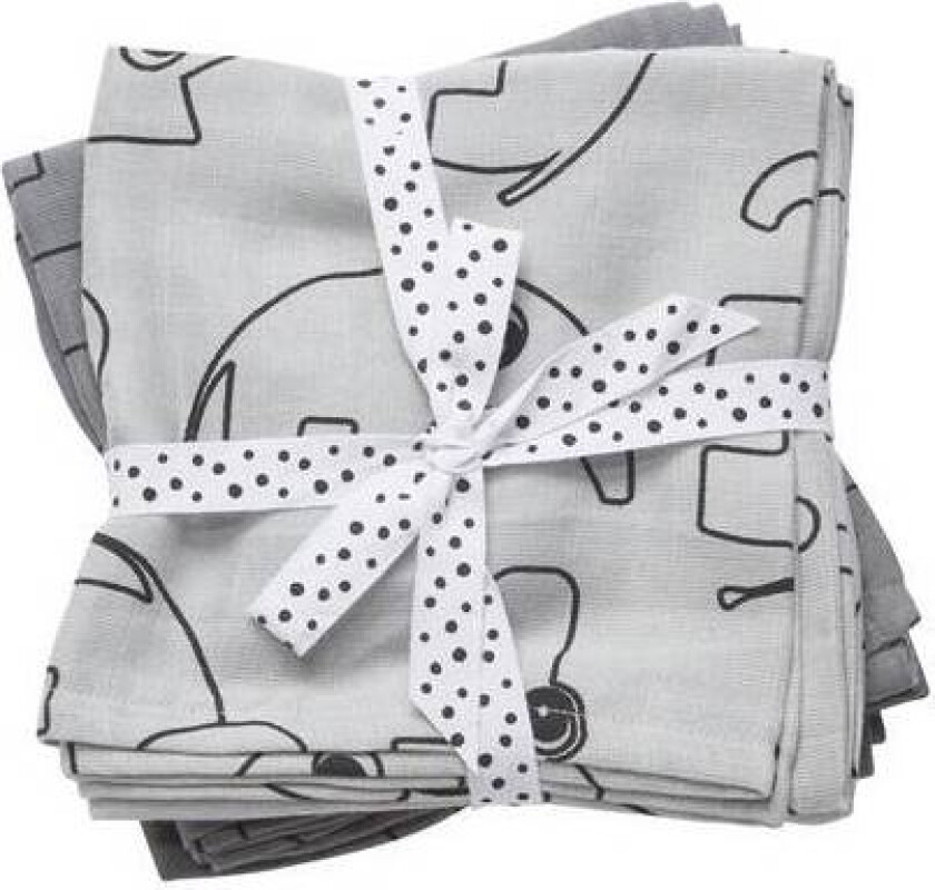 Done By Deer Teppe Swaddle Contour 2-Pack, Grey
