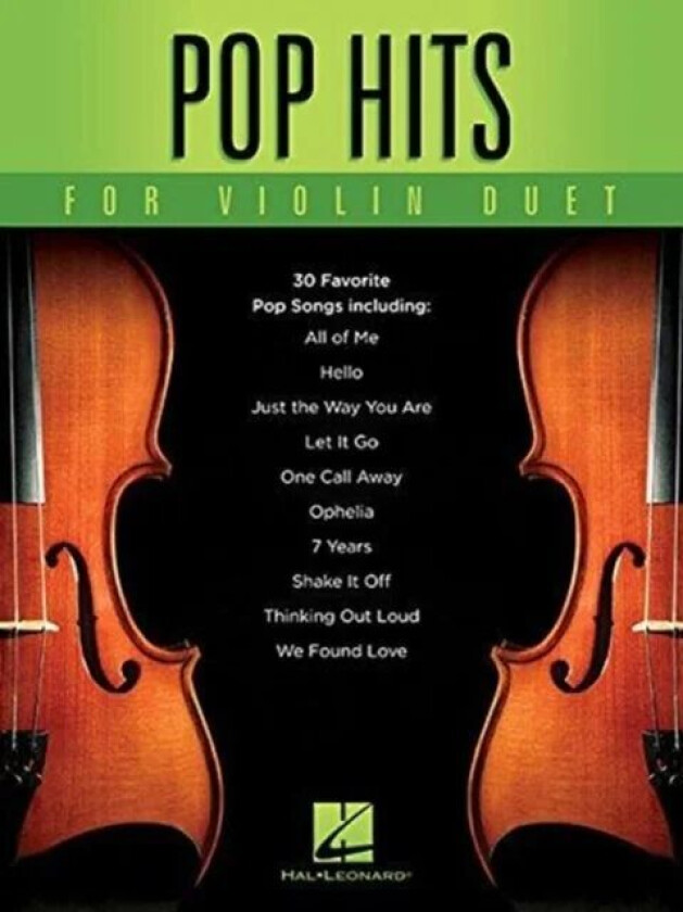 Pop Hits for Violin Duet av Hal Leonard Publishing Corporation