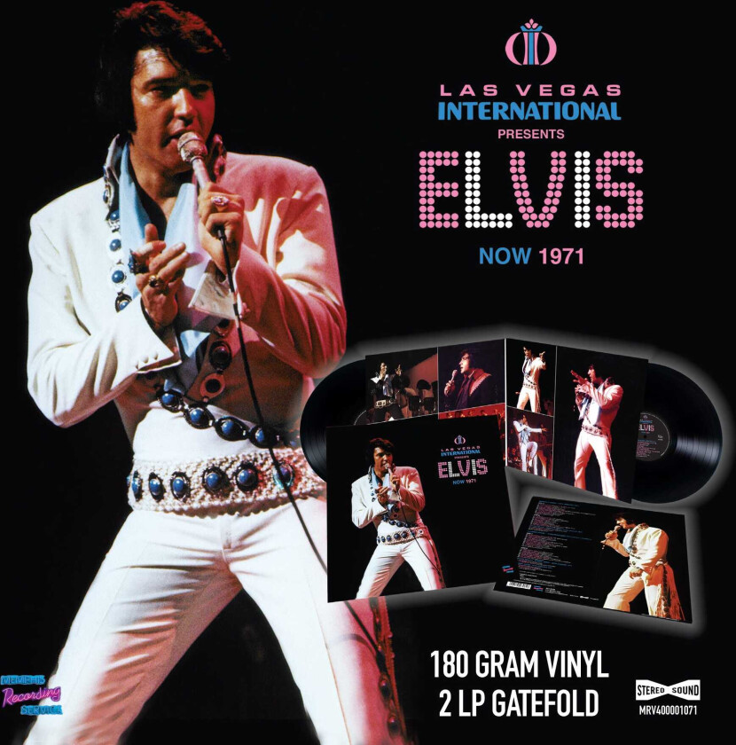Elvis Presley Las Vegas International Presents Elvis Now 1971 LP/Vinyl
