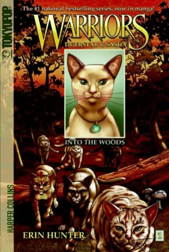 Warriors Manga: Tigerstar and Sasha #1: Into the Woods av Erin Hunter