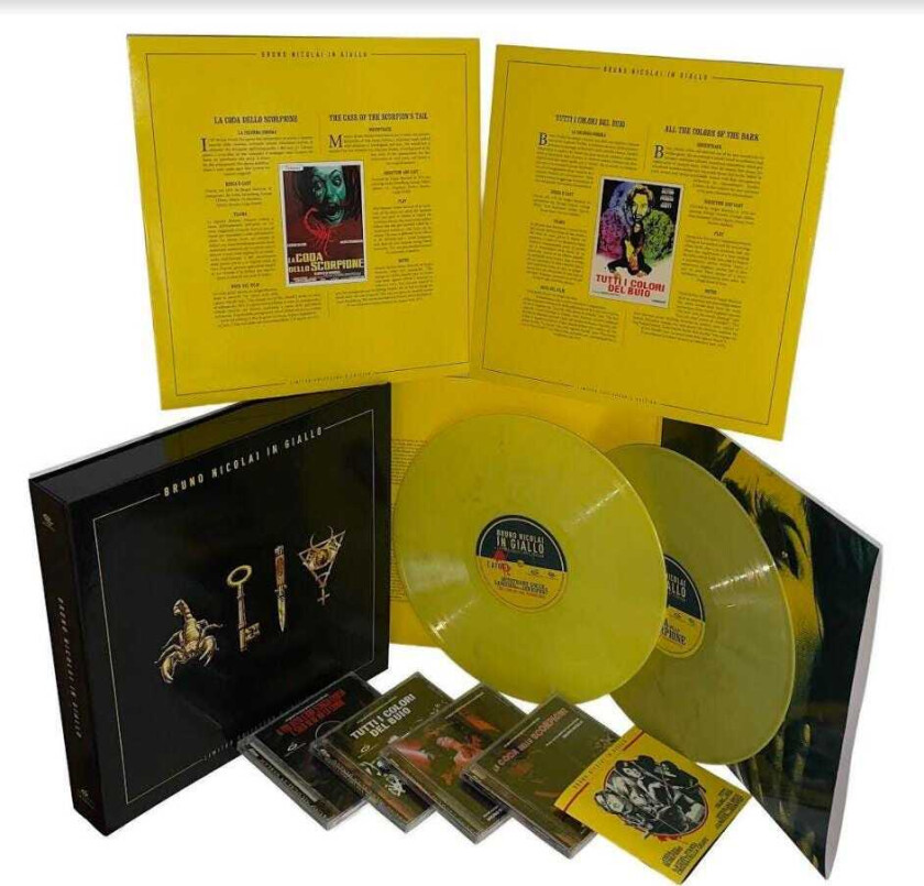 Bruno Nicolai, Filmmusikk  Bruno Nicolai In Giallo  LP/Vinyl