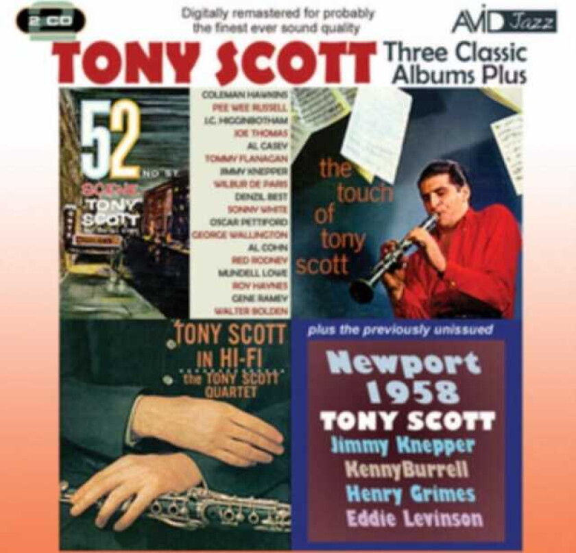 Tony Scott (Jazz) Three Classic Albums Plus CD