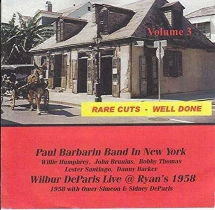 Paul Barbarin  Rare Cuts  CD