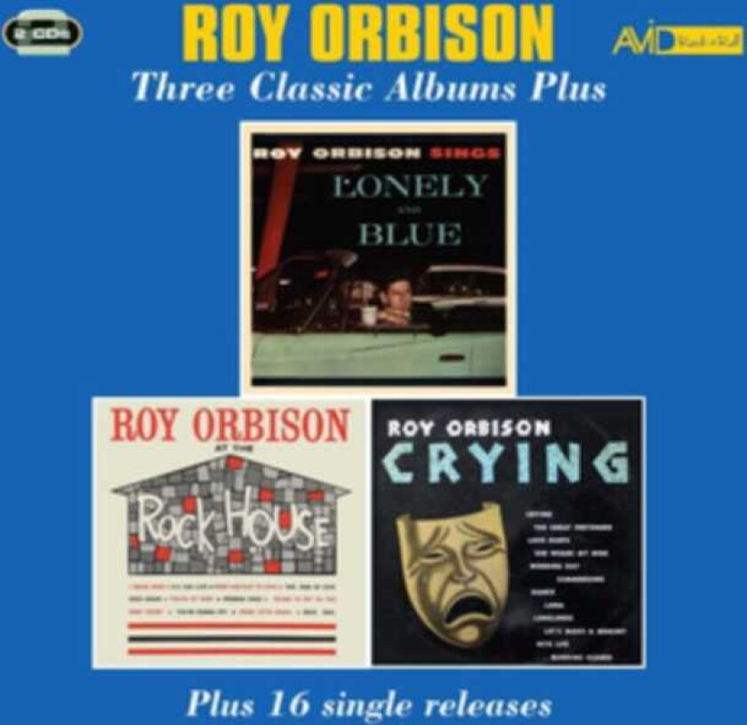 Roy Orbison  Three Classic Albums Plus  CD