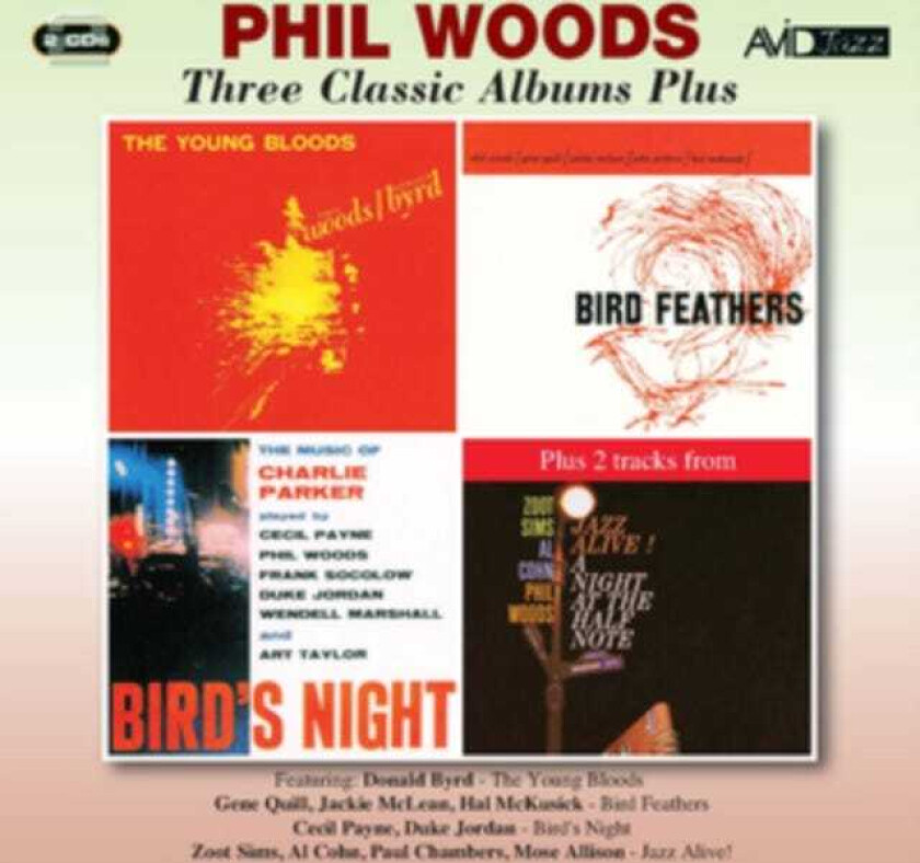 Phil Woods  Three Classic Albums Plus  CD