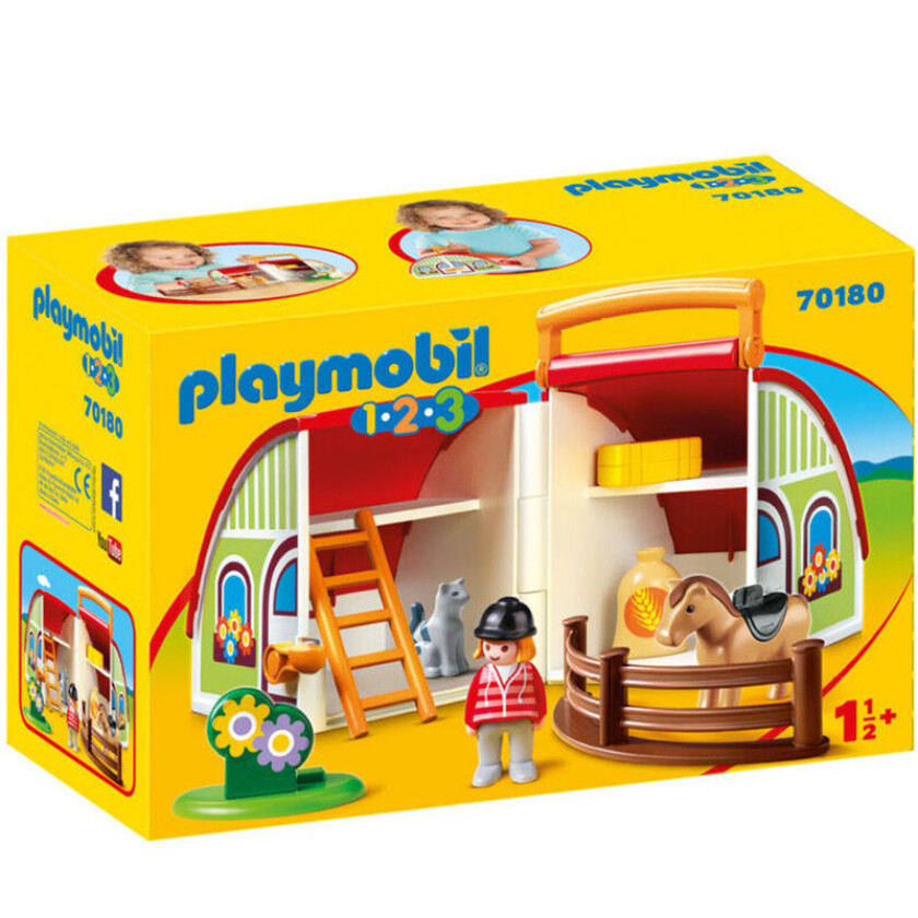 Playmobil 123 - Min Bærbare Bondegård 70180