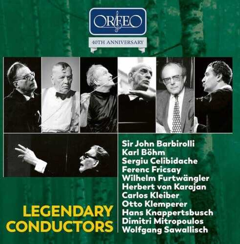 Diverse Klassisk Orfeo 40th Anniversary Edition Legendary Conductors CD