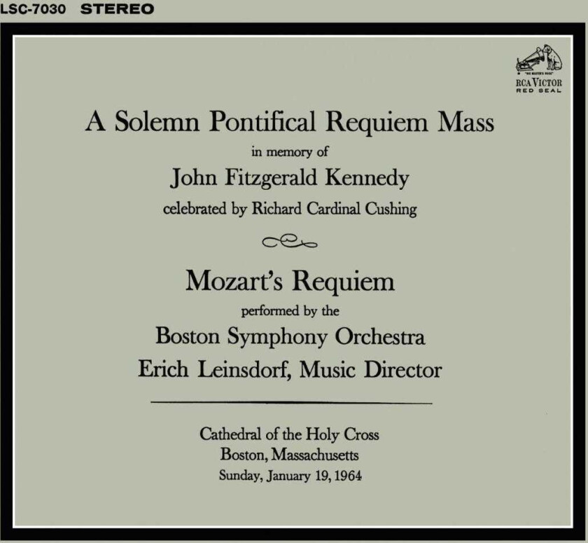 New England Conservatory Chorus, Erich Leinsdorf, Harvard Glee Club Choir, Radcliffe Choral Society Choir, St. John's Seminary Choir, Boston Symphony Orchestra Mozart: Requiem CD