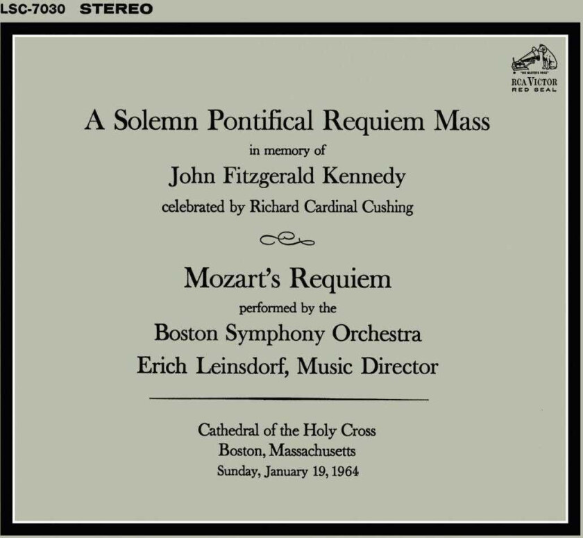 New England Conservatory Chorus, Erich Leinsdorf, Harvard Glee Club Choir, Radcliffe Choral Society Choir, St. John's Seminary Choir, Boston Symphony Orchestra  Mozart: Requiem  CD