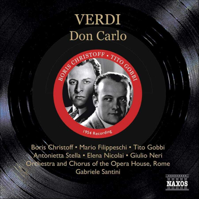 Rome Opera Chorus, Rome Opera Orchestra, Robert Merrill, Plinio Clabassi, Paolo Caroli, Boris Christoff, Jussi Björling, Marian Anderson, Tito Gobbi, Gabriele Santini Verdi: Don Carlo CD